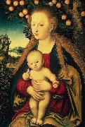 Lucas Cranach Virgin and Child under an Apple Tree France oil painting artist